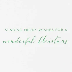 Merry Wishes Christmas Boxed Cards with Envelopes – Designed by Bella Pilar, 16-Count