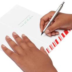 Merry Wishes Christmas Boxed Cards with Envelopes – Designed by Bella Pilar, 16-Count