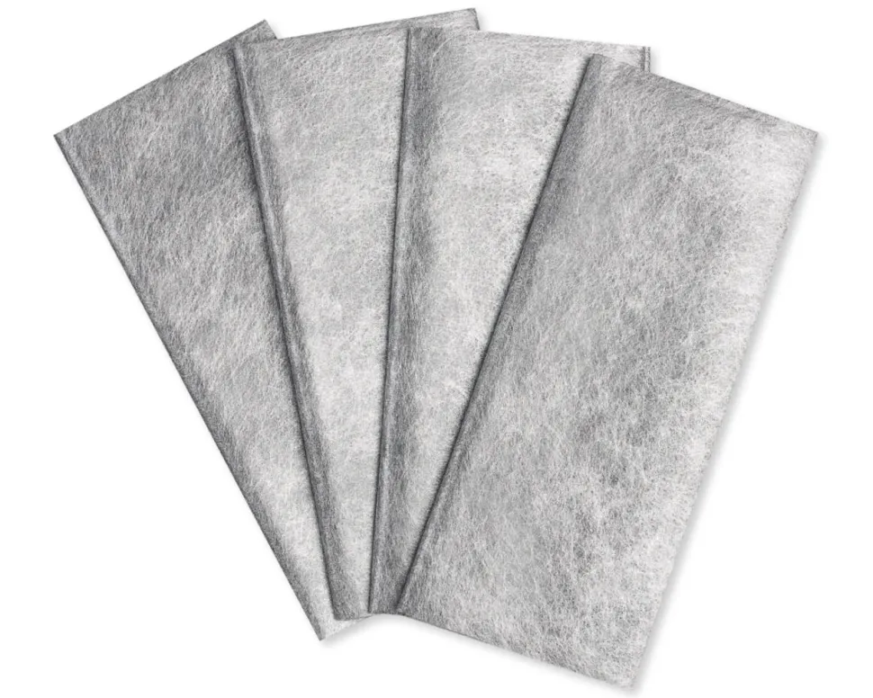Metallic Silver Tissue Paper, 4-Sheets