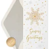 Metallic Snowflakes Holiday Boxed Cards, 16-Count