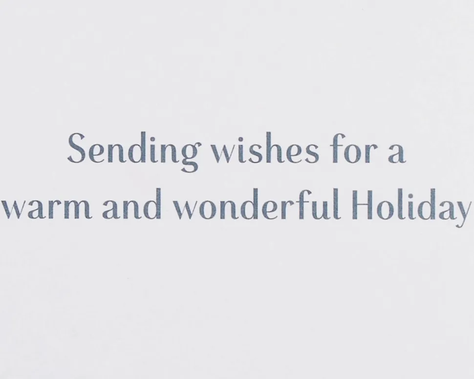 Metallic Snowflakes Holiday Boxed Cards, 16-Count