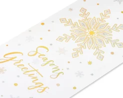 Metallic Snowflakes Holiday Boxed Cards, 16-Count