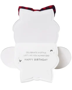 Mickey With Bowtie Birthday Greeting Card
