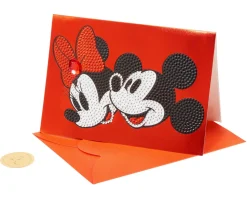 Minnie and Mickey Mouse Disney Blank Greeting Card