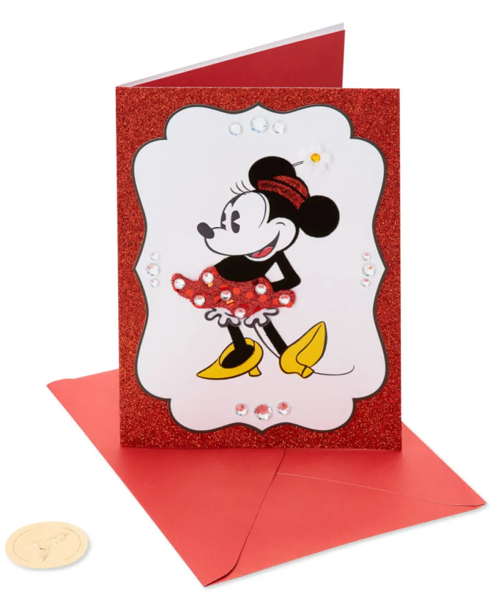 Minnie Mouse Birthday Greeting Card