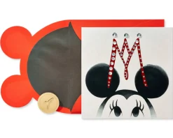 Minnie With Crown Blank Friendship Greeting Card