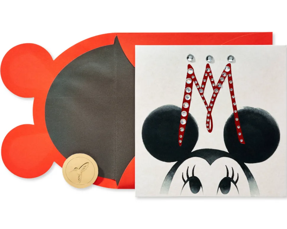 Minnie With Crown Blank Friendship Greeting Card