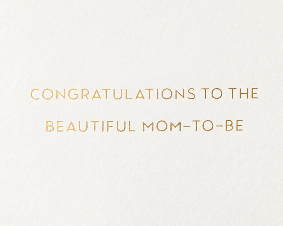 Mom To Be Bump New Baby Greeting Card