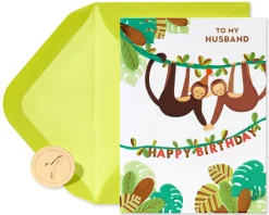 Monkey Around Birthday Greeting Card
