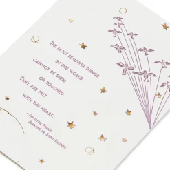 Most Beautiful Things Blank Thinking of You Greeting Card