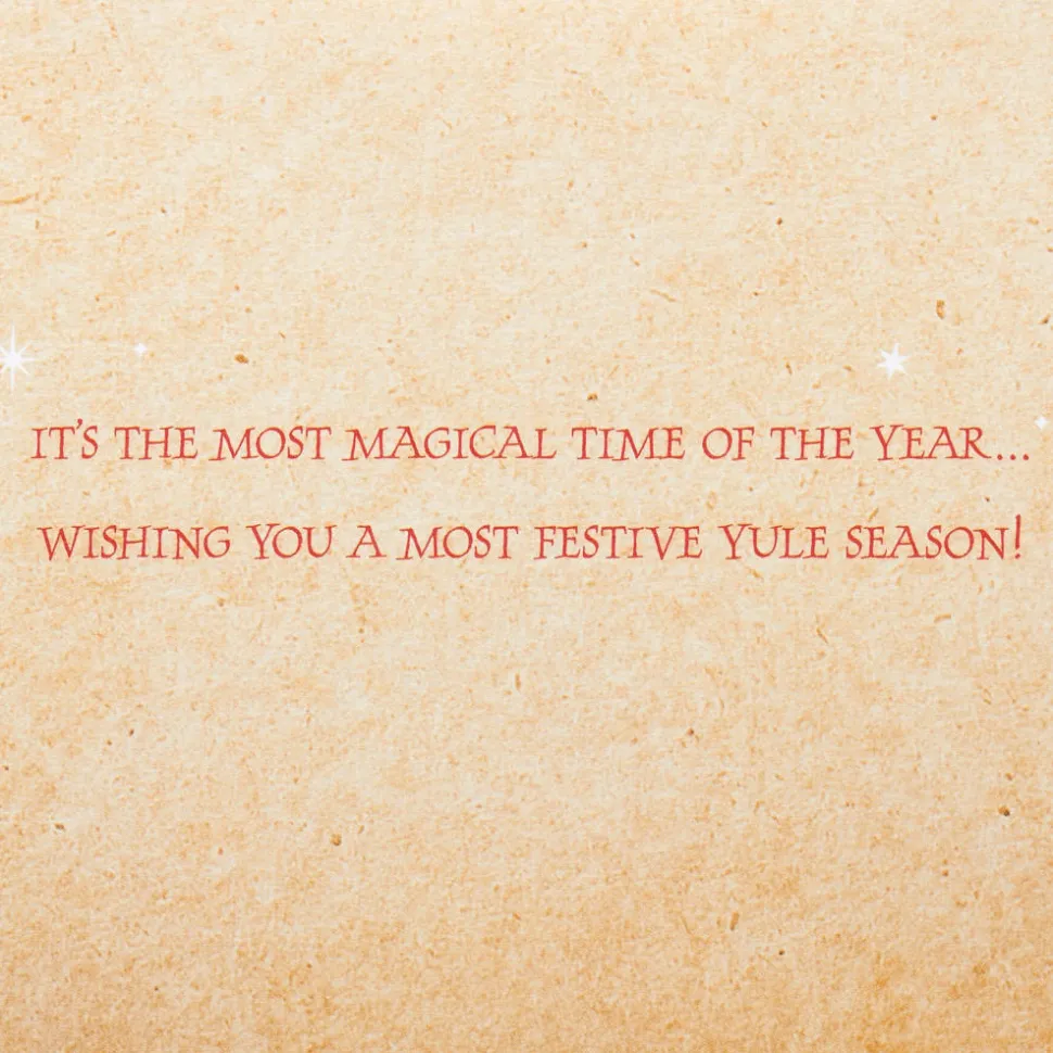 Most Festive Yule Season Harry Potter Christmas Greeting Card