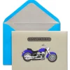 Motorcycle Guy Birthday Greeting Card