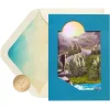Mountain Hiker Birthday Greeting Card for Grandson