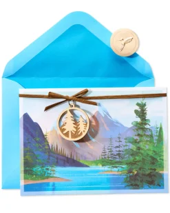 Mountain Range Birthday Greeting Card