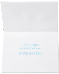 Mountain Range Birthday Greeting Card