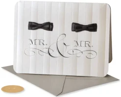 Mr. And Mr. Wedding Greeting Card