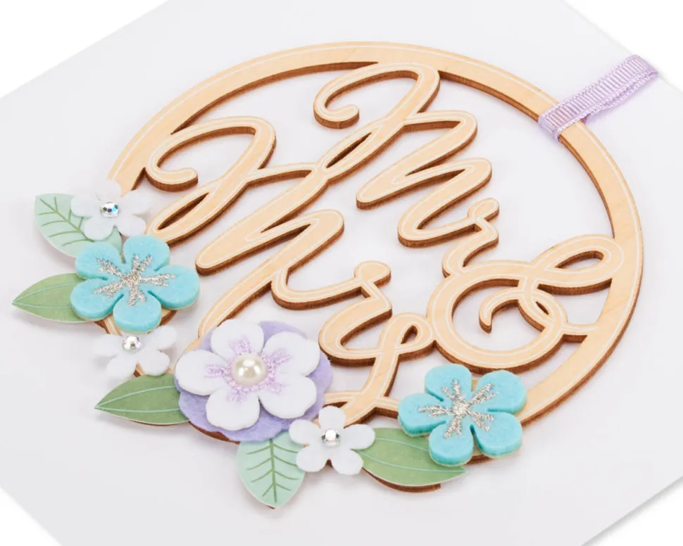 Mr. and Mrs. Wedding Greeting Card