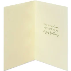 Mushroom In My Heart Birthday Greeting Card for Mom