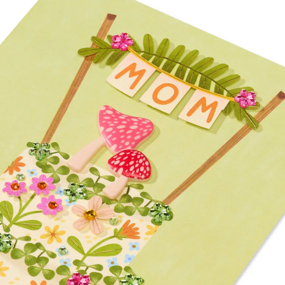 Mushroom In My Heart Birthday Greeting Card for Mom