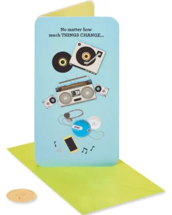 Music Through Time Birthday Greeting Card