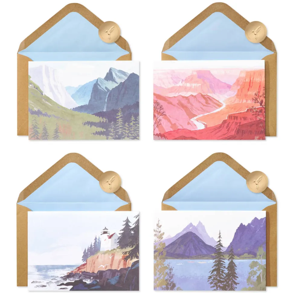 National Parks Blank Note Cards with Envelopes, 20-Count