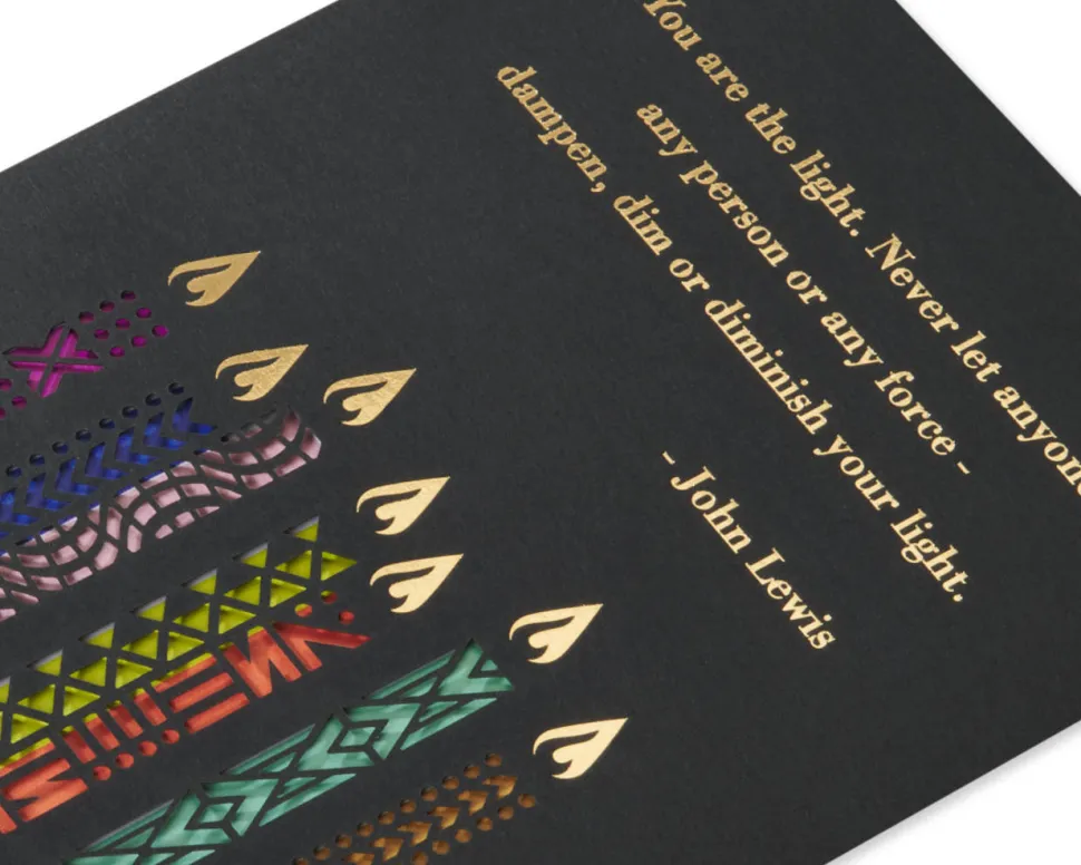 Never Let Anyone Diminish Your Light Birthday Greeting Card