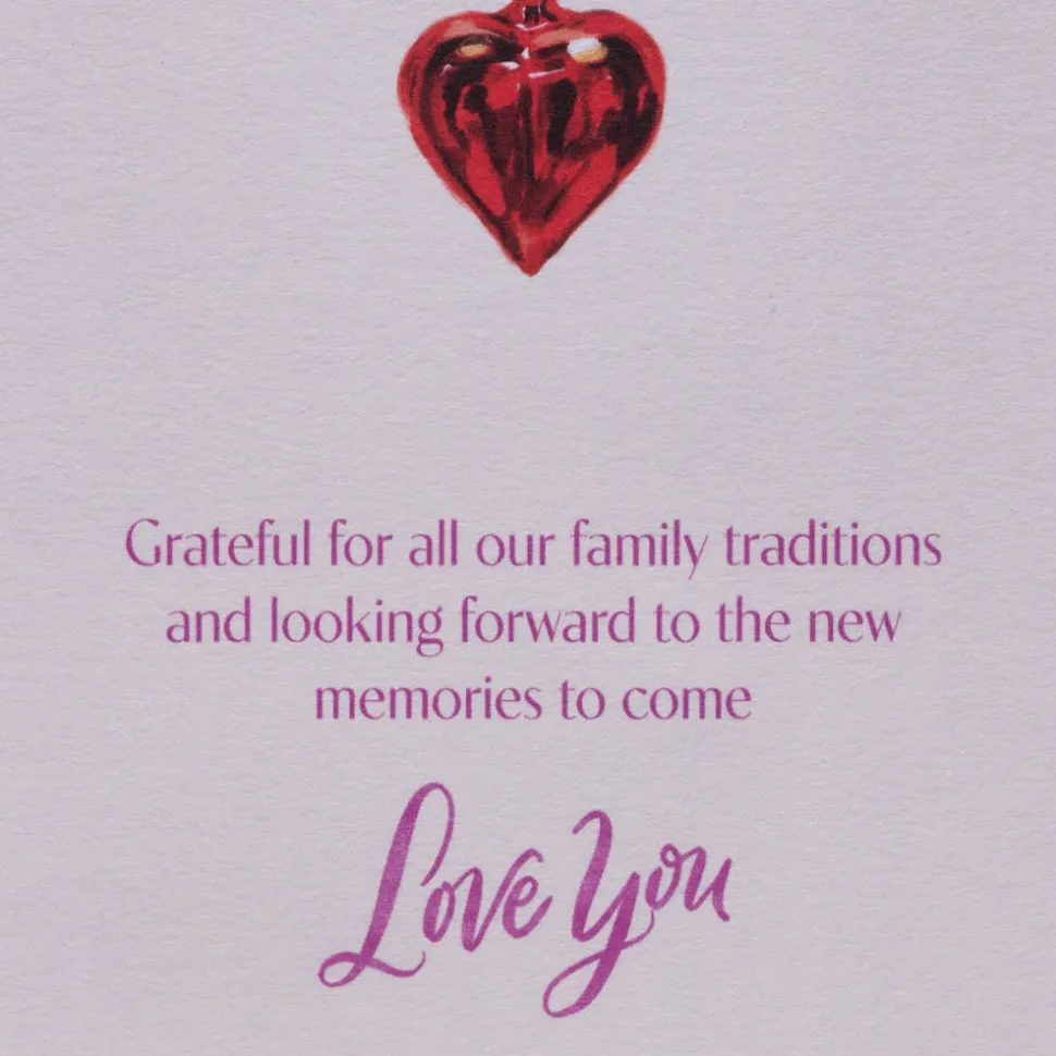 New Memories to Come Christmas Greeting Card for Mom