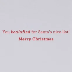 Nice List Christmas Greeting Card