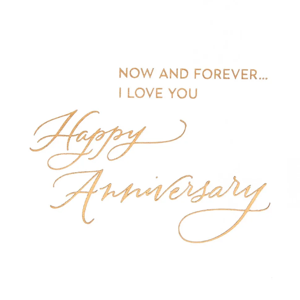 Now and Forever Anniversary Greeting Card