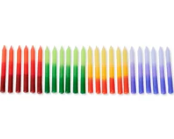 Ombré Birthday Candles, 24-Count