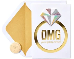Omg Ring Funny Wedding Greeting Card