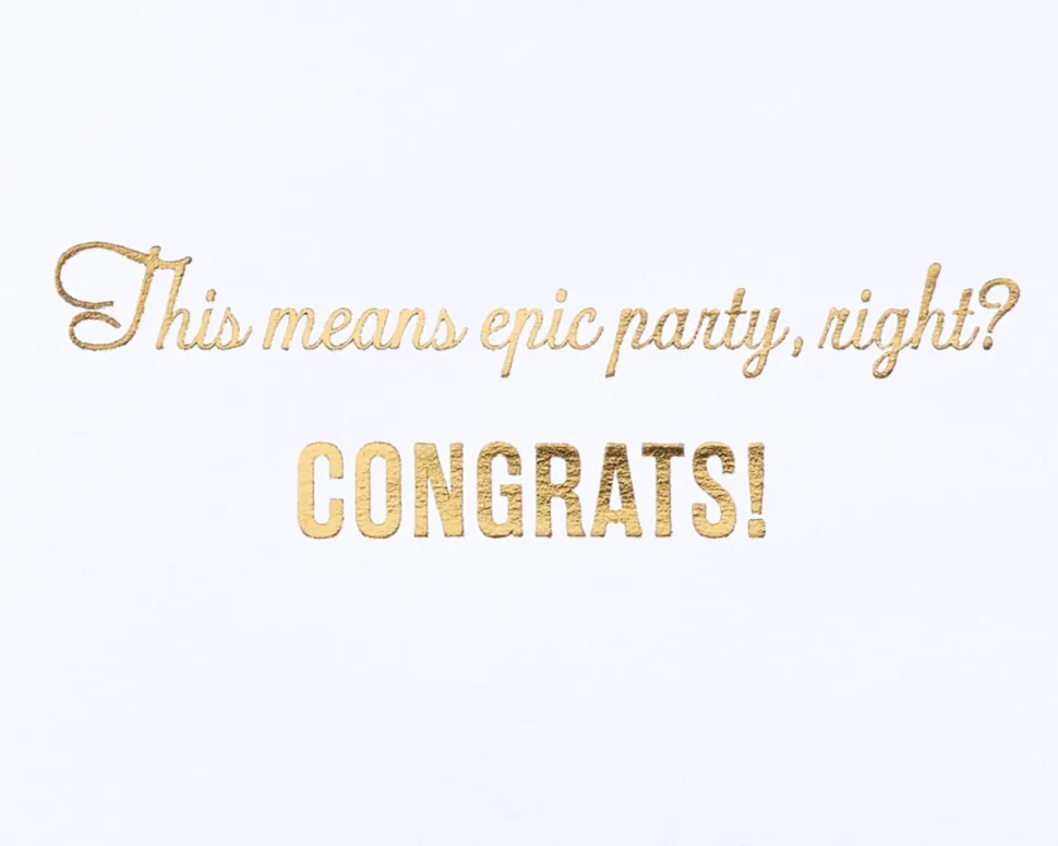 Omg Ring Funny Wedding Greeting Card