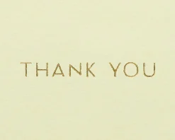 Orchid Thank You Greeting Card