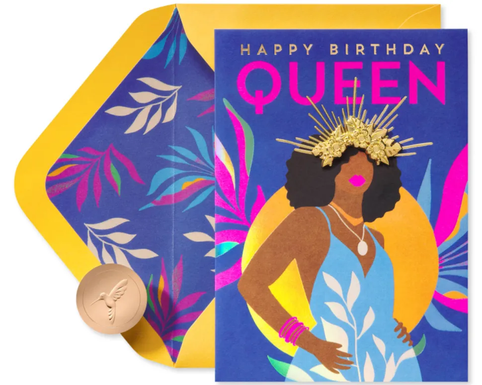 Own This Day Birthday Greeting Card for Her – Illustrated by Jordana Alves Araujo