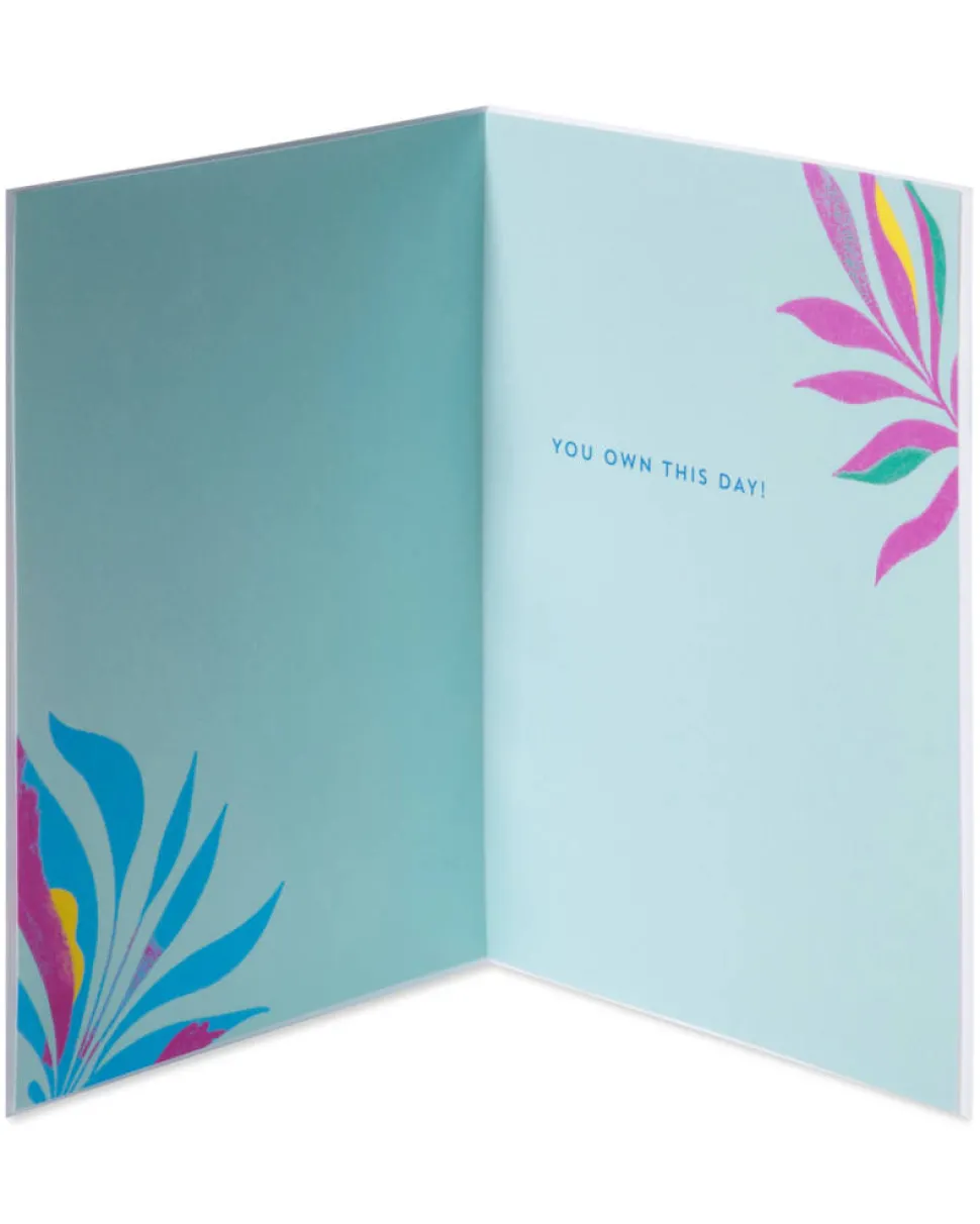Own This Day Birthday Greeting Card for Her – Illustrated by Jordana Alves Araujo