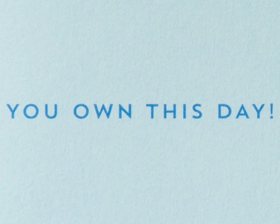 Own This Day Birthday Greeting Card for Her – Illustrated by Jordana Alves Araujo