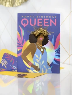 Own This Day Birthday Greeting Card for Her – Illustrated by Jordana Alves Araujo