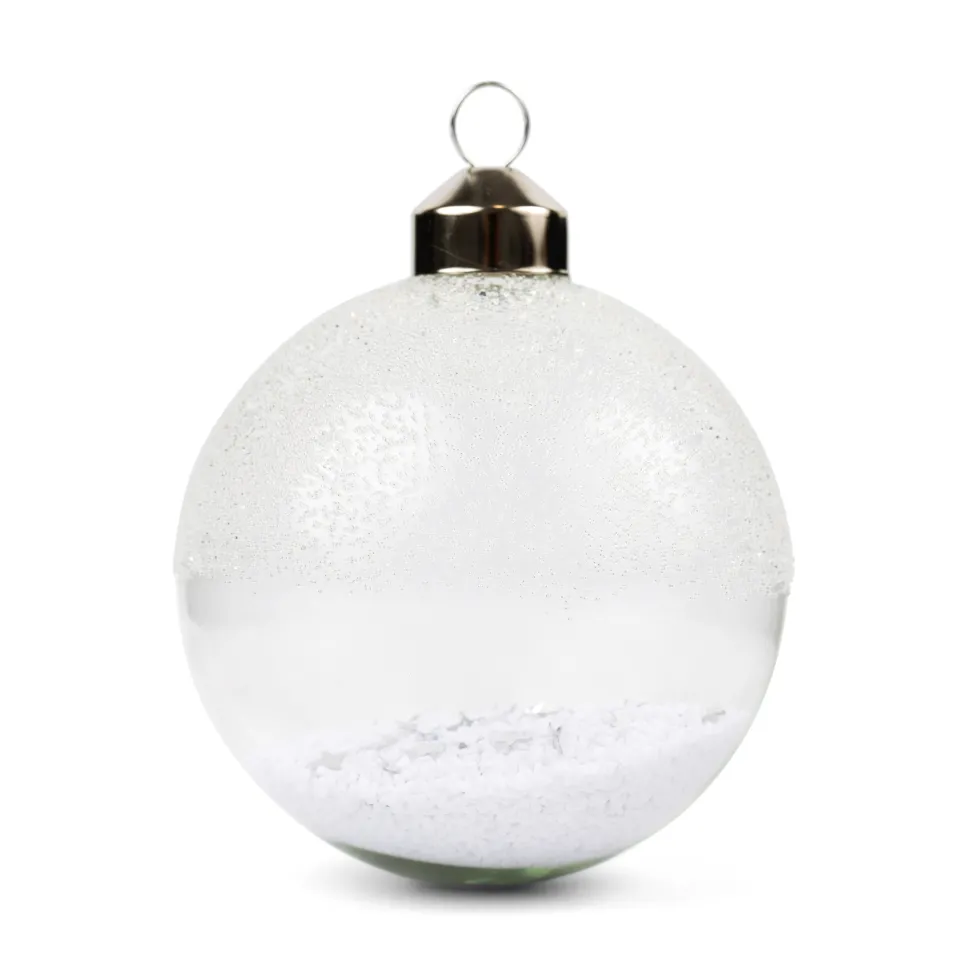 12 Pack Crystal Christmas Ornaments