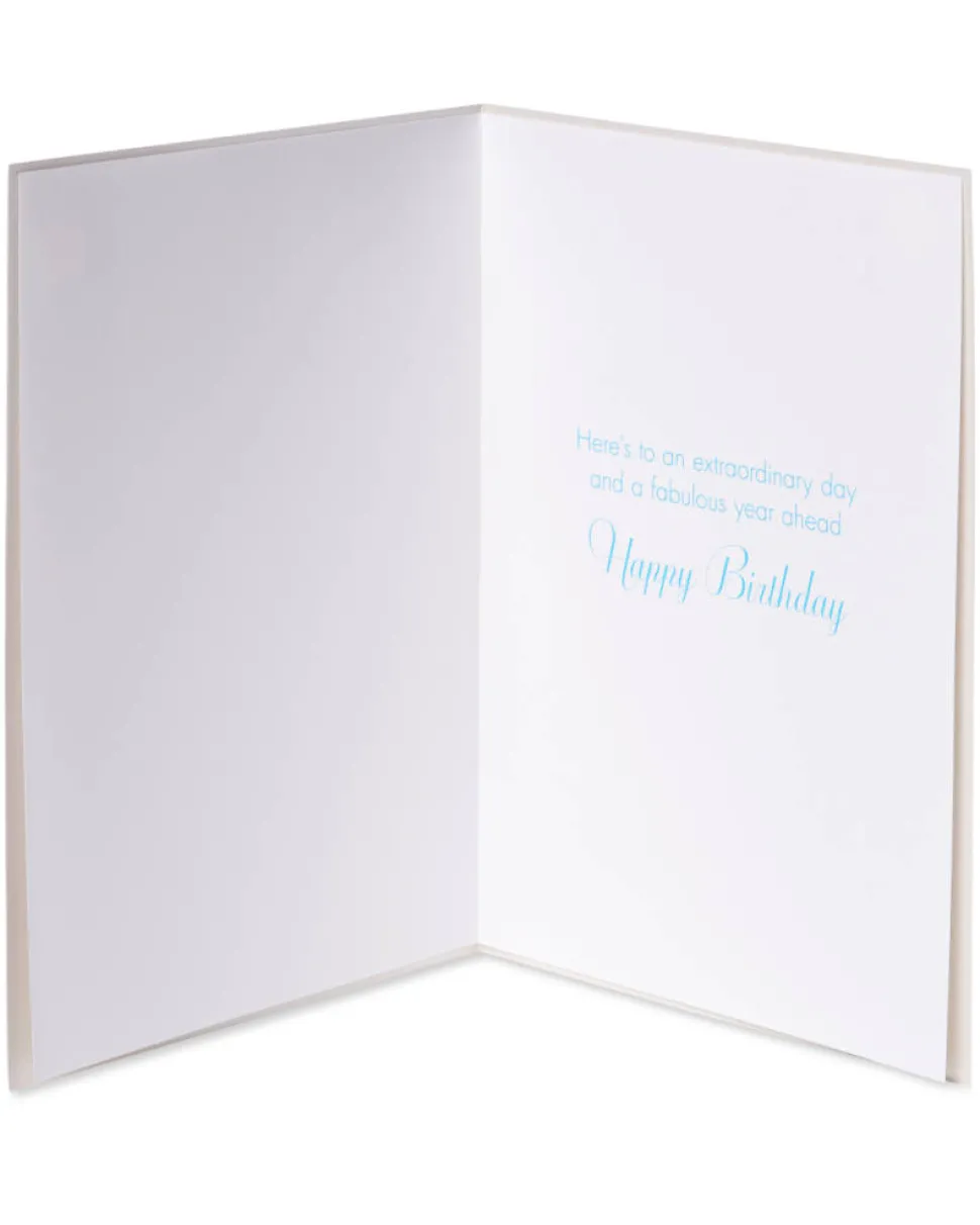 Paillette Balloons Birthday Greeting Card