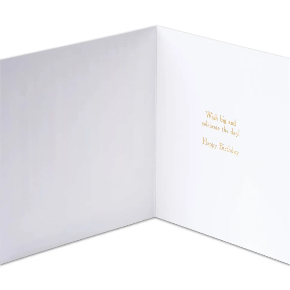 Paper Candles Birthday Greeting Card