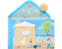 Paradise is With You Anniversary Greeting Card for Husband