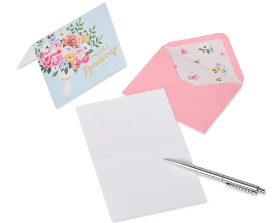Parisian Blank Cards with Envelopes, 20-Count