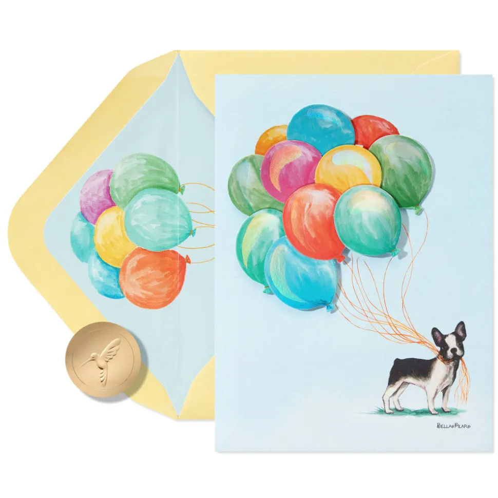 Pawsitively Awesome French Bulldog Birthday Greeting Card
