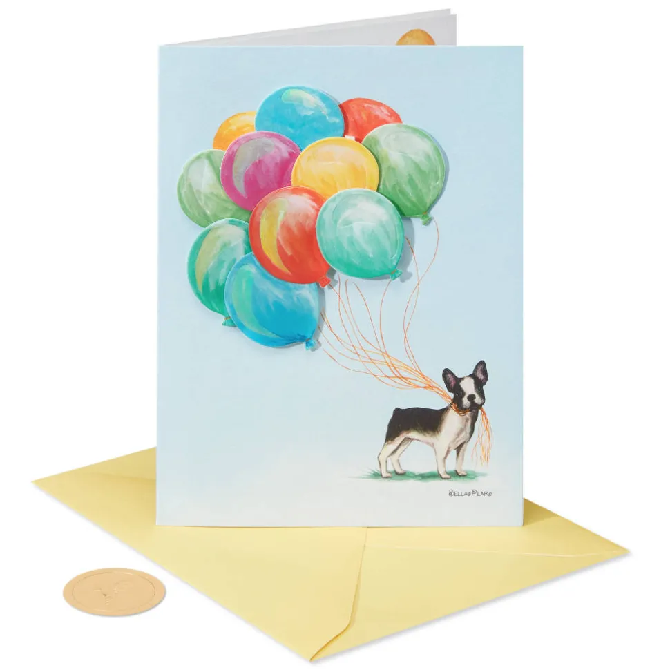 Pawsitively Awesome French Bulldog Birthday Greeting Card