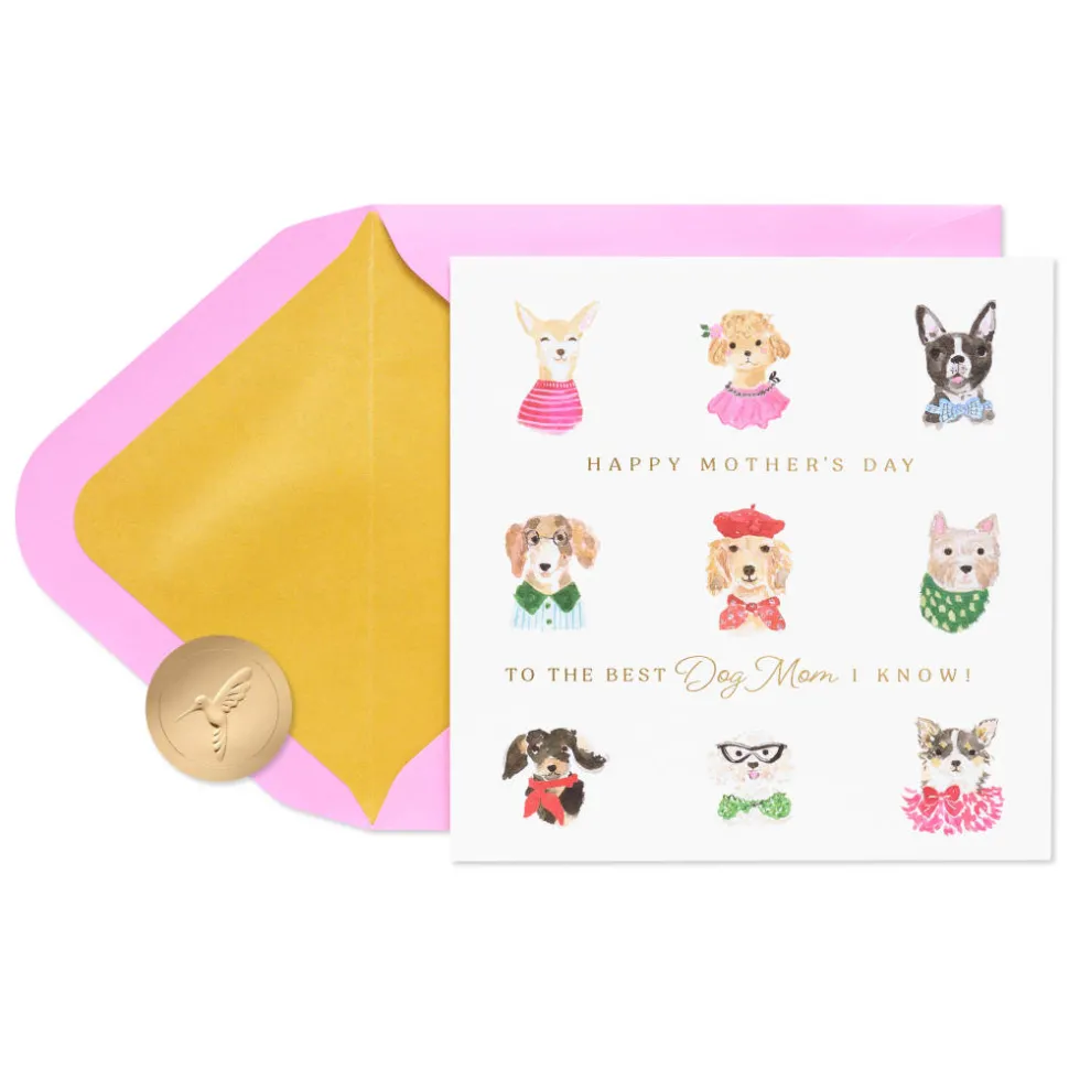 Pawsitively Wonderful Mother’s Day Greeting Card for Dog Mom