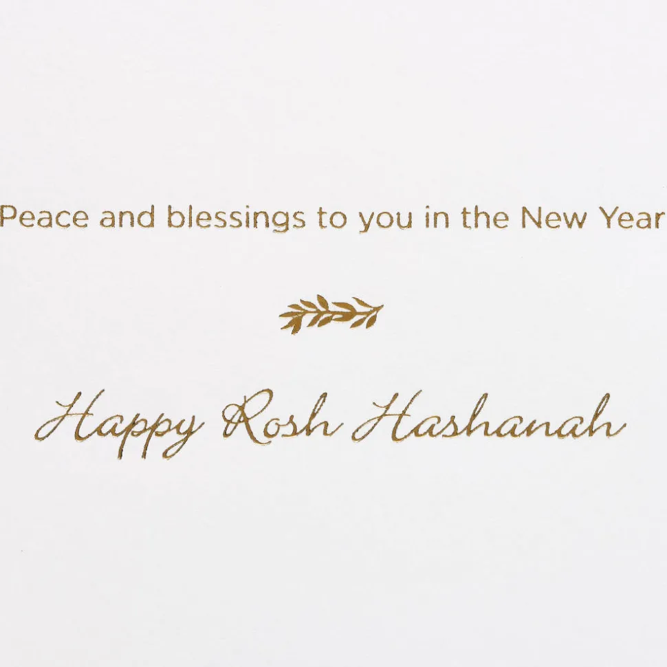 Peace and Blessings Rosh Hashanah Greeting Card