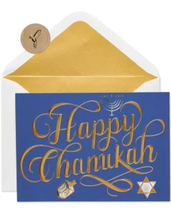 Peace and Joy Chanukah Boxed Cards, 12-Count