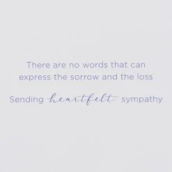 Peace and Solace Sympathy Greeting Card