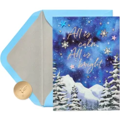 Peaceful Holiday Christmas Greeting Card