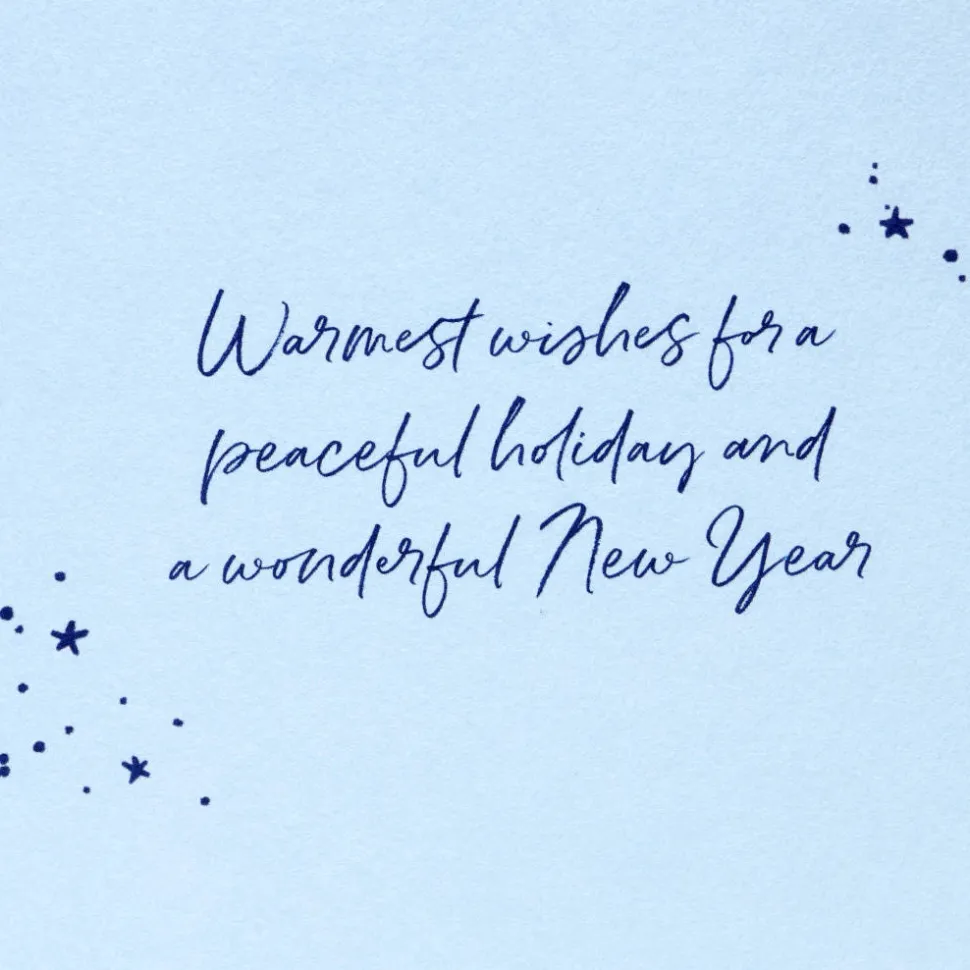 Peaceful Holiday Christmas Greeting Card
